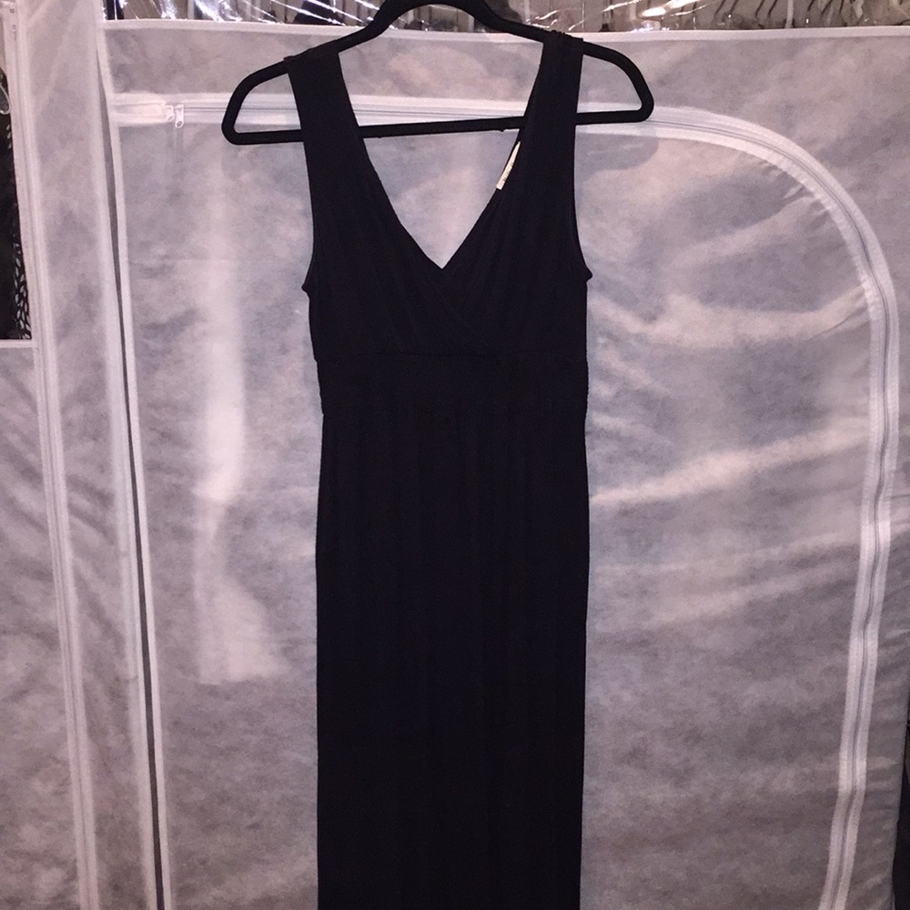 Black maxi dress